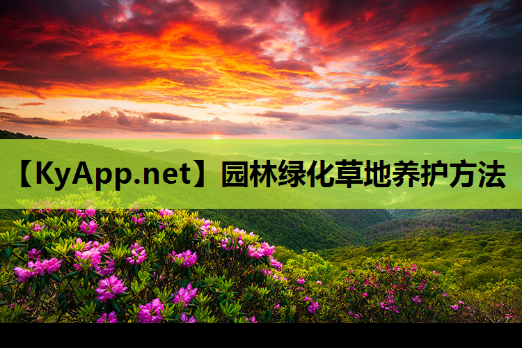 园林绿化草地养护方法